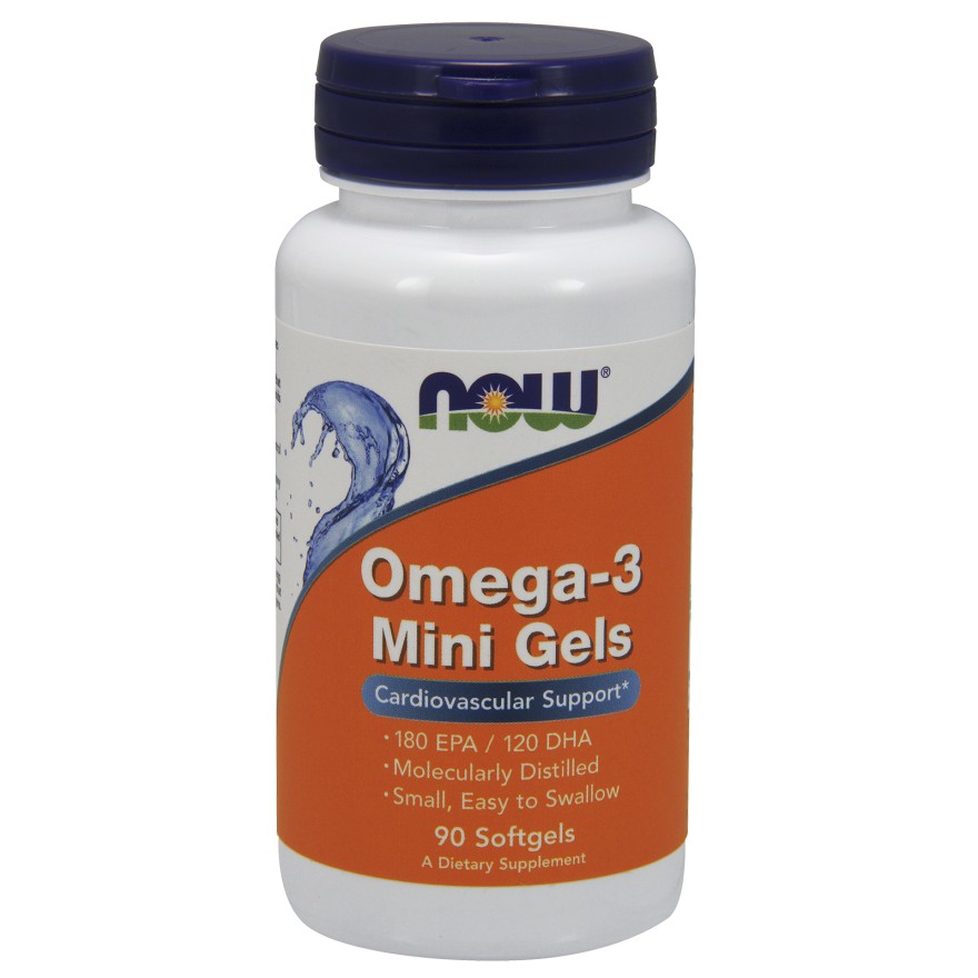 Now Omega-3 Mini Gels 90 caps - зображення 1