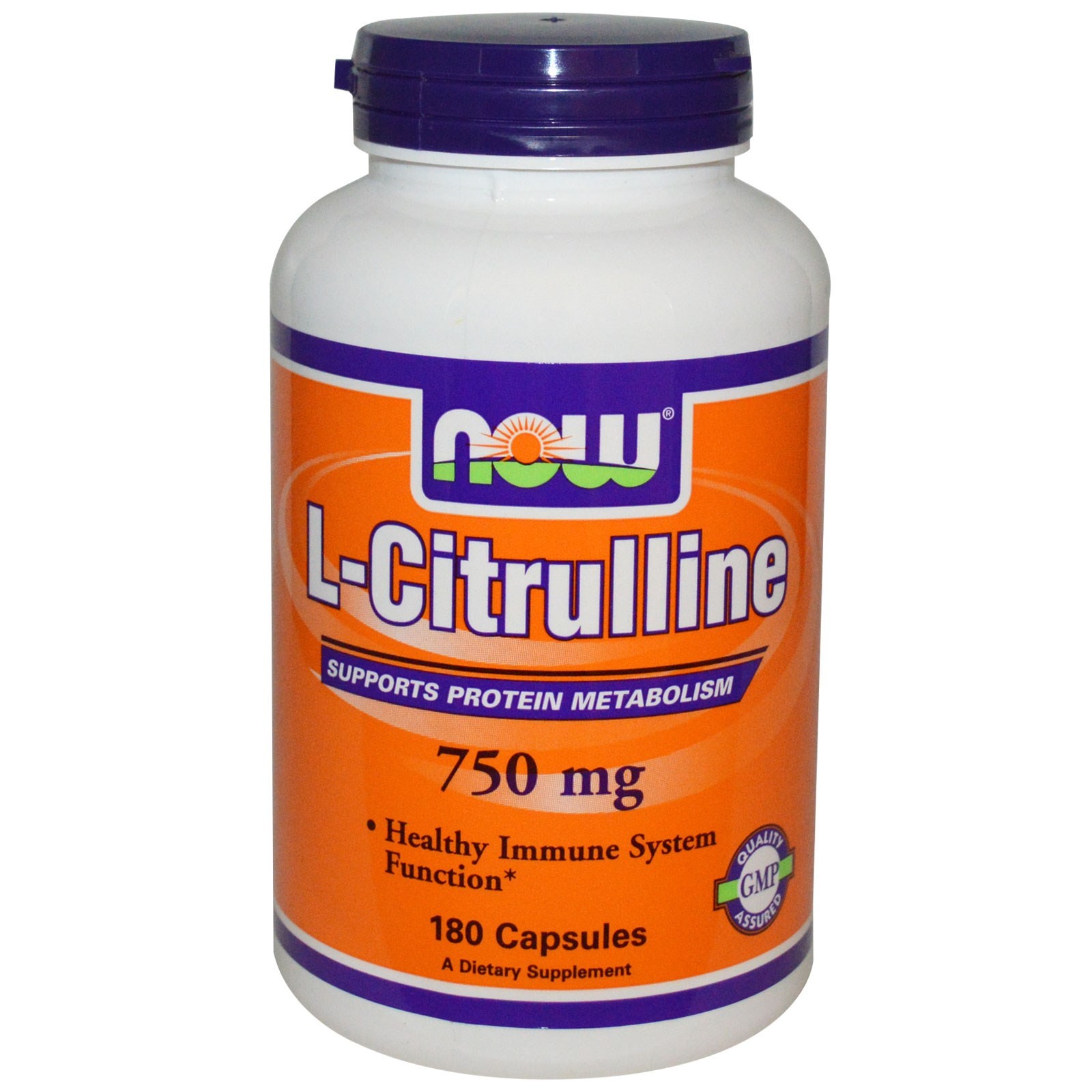 Now L-Citrulline 750 mg Veg Capsules 180 caps - зображення 1