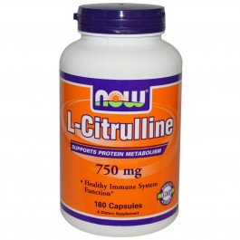 Now L-Citrulline 750 mg Veg Capsules 180 caps