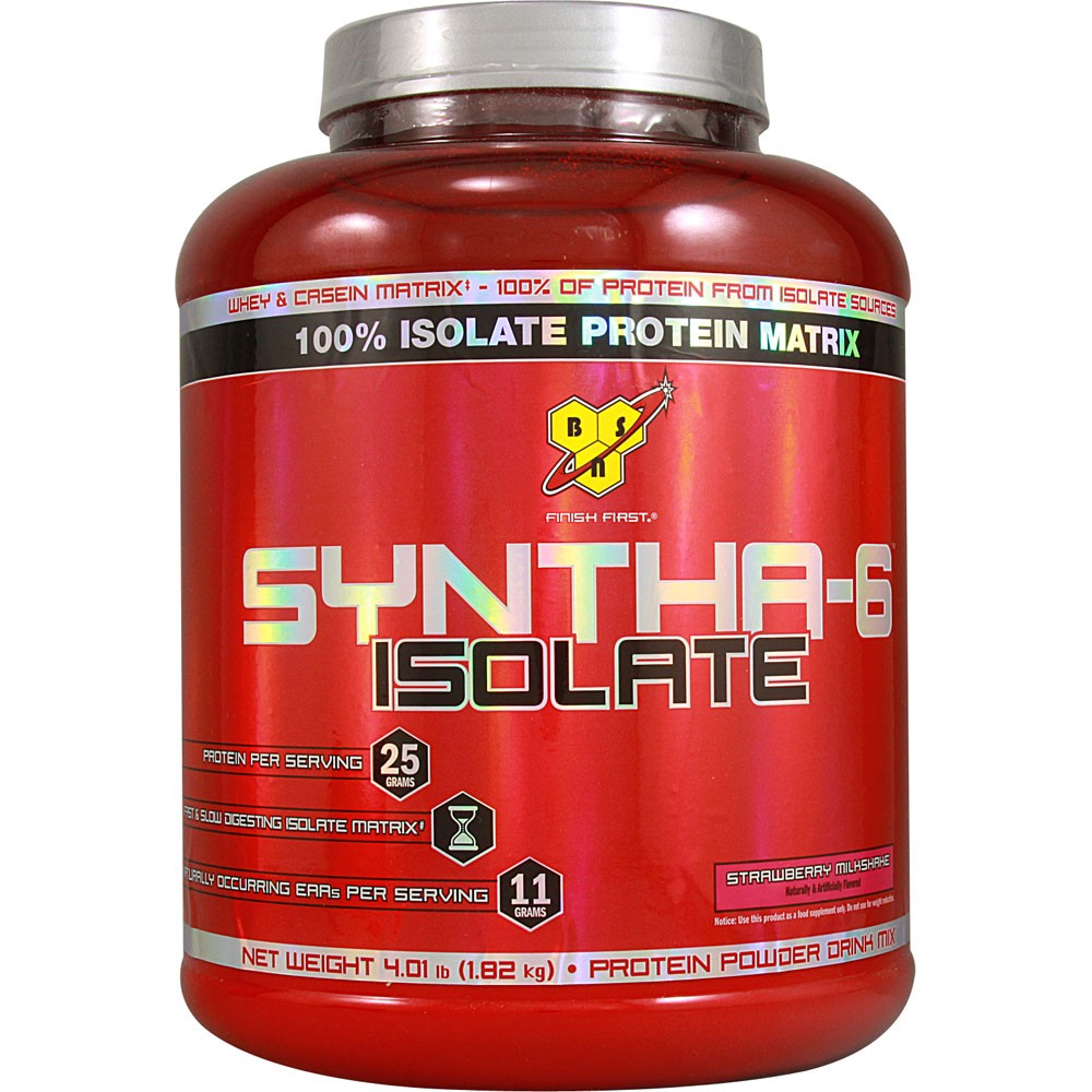 BSN Syntha-6 Isolate 1820 g /48 servings/ Strawberry - зображення 1