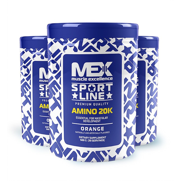 MEX Amino 20K 500 g /30 servings/ Raspberry - зображення 1