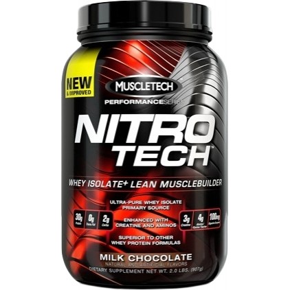 MuscleTech Nitro-Tech 908 g /25 servings/ Milk Chocolate - зображення 1