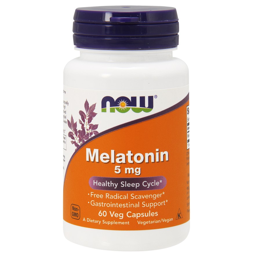 Now Melatonin 5 mg 60 caps - зображення 1