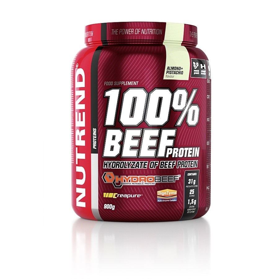 Nutrend 100% Beef Protein 900 g /25 servings/ Almond Pistachio - зображення 1