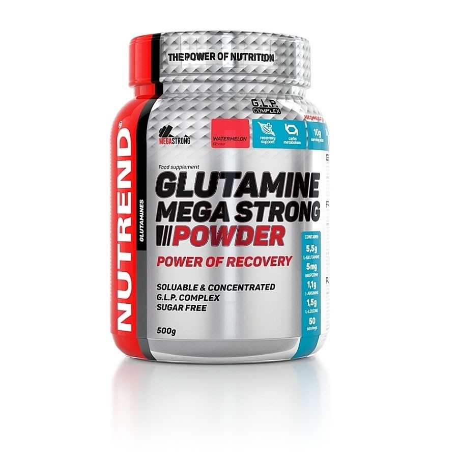 Nutrend Glutamine Mega Strong Powder 500 g (50 servings) Pear - зображення 1