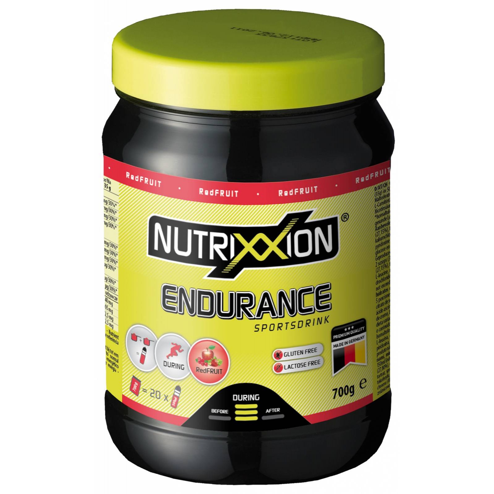 Nutrixxion Endurance Drink 700 g /20 servings/ Red Fruit - зображення 1