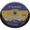 Verbatim DVD+RW 4,7GB 4x Cake Box 10шт (43488) - зображення 1