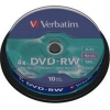 Verbatim DVD-RW 4,7GB 4x Cake Box 10шт (43552) - зображення 1