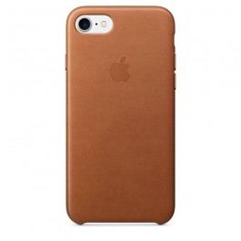Apple iPhone 7 Leather Case - Saddle Brown MMY22