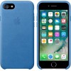 Apple iPhone 7 Leather Case - Sea Blue MMY42 - зображення 2