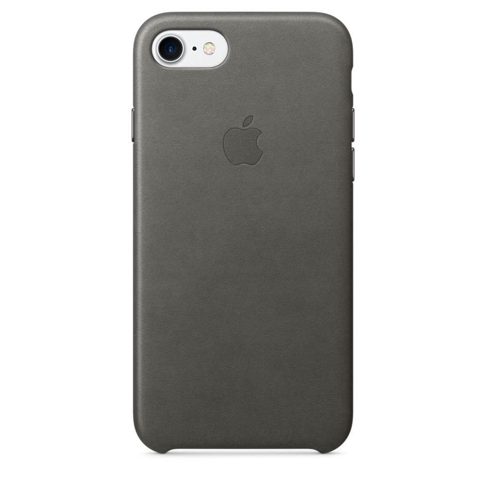 Apple iPhone 7 Leather Case - Storm Gray MMY12 - зображення 1