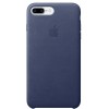 Apple iPhone 7 Plus Leather Case - Midnight Blue MMYG2 - зображення 1