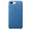 Apple iPhone 7 Plus Leather Case - Sea Blue MMYH2 - зображення 1