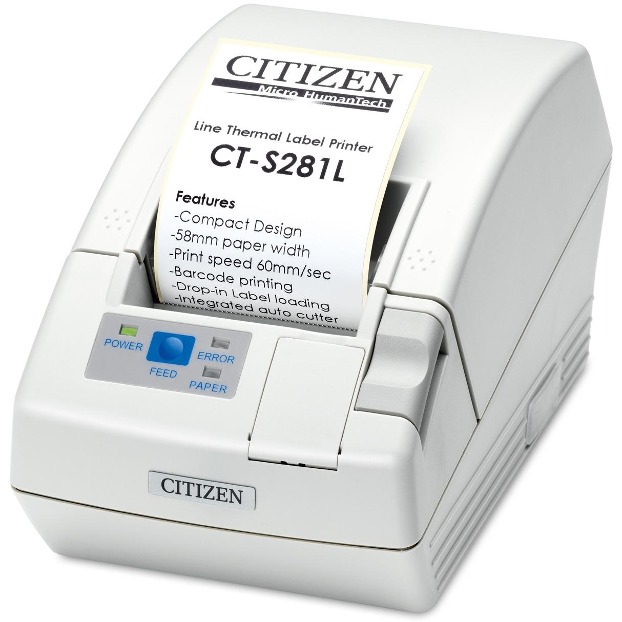 Citizen CT-S281L USB (CTS281UBEBKPLM1) - зображення 1