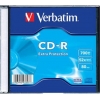 Диск Verbatim CD-R 700MB 52x Slim Case 1шт (43347)