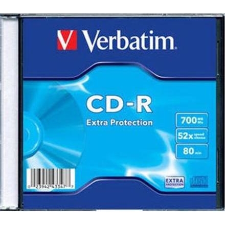 Verbatim CD-R 700MB 52x Slim Case 1шт (43347) - зображення 1