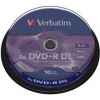 Verbatim DVD+R DL 8,5GB 8x Cake Box 10шт (43666) - зображення 1