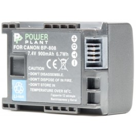 PowerPlant Aккумулятор для Canon BP-808 Chip (900 mAh) - DV00DV1260