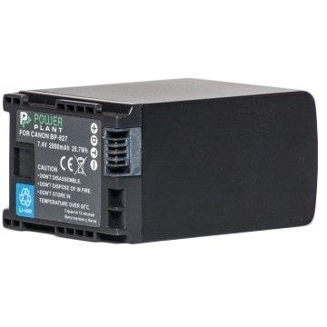 PowerPlant Aккумулятор для Canon BP-827 Chip (2800 mAh) - DV00DV1262 - зображення 1