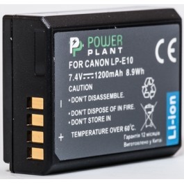 PowerPlant Aккумулятор для Canon LP-E10 (1200 mAh) - DV00DV1304