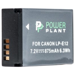 PowerPlant Aккумулятор для Canon LP-E12 (875 mAh) - DV00DV1311