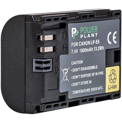 PowerPlant Aккумулятор для Canon LP-E6 Chip (1800 mAh) - DV00DV1243 - зображення 1