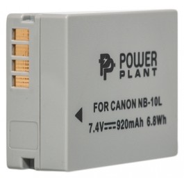 PowerPlant Aккумулятор для Canon NB-10L (920 mAh) - DV00DV1302