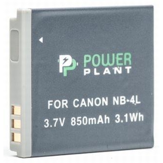 PowerPlant Aккумулятор для Canon NB-4L (850 mAh) - DV00DV1006 - зображення 1