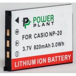 PowerPlant Aккумулятор для Casio NP-20 (1500 mAh) - DV00DV1042