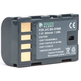 PowerPlant Aккумулятор для JVC BN-VF808 (980 mAh) - DV00DV1196
