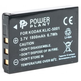 PowerPlant Aккумулятор для Kodak KLIC-5001, DB-L50 (1800 mAh) - DV00DV1151