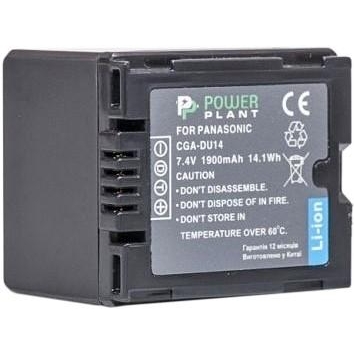 PowerPlant Aккумулятор для Panasonic CGA-DU14 (1900 mAh) - DV00DV1182 - зображення 1