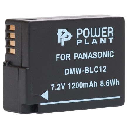 PowerPlant Aккумулятор для Panasonic DMW-BLC12, DMW-GH2 (1200 mAh) - DV00DV1297 - зображення 1