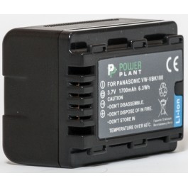 PowerPlant Aккумулятор для Panasonic VW-VBK180 (1700 mAh) - DV00DV1291