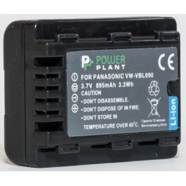 PowerPlant Aккумулятор для Panasonic VW-VBL090 (895 mAh) - DV00DV1342