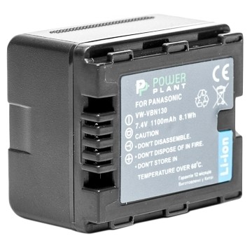 PowerPlant Aккумулятор для Panasonic VW-VBN130 (1100 mAh) - DV00DV1295 - зображення 1