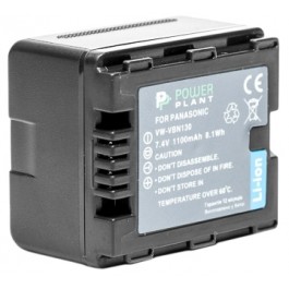 PowerPlant Aккумулятор для Panasonic VW-VBN130 (1100 mAh) - DV00DV1295