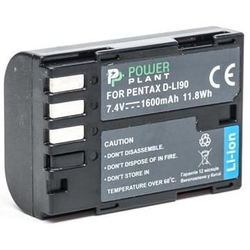 PowerPlant Aккумулятор для Pentax D-Li90 (1600 mAh) - DV00DV1281 - зображення 1
