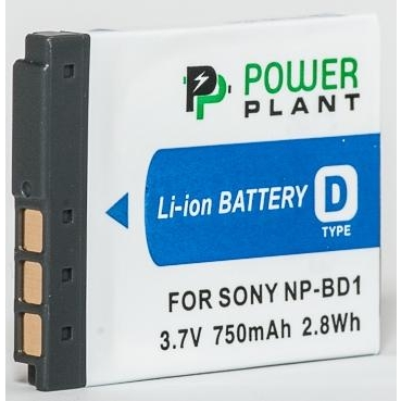 PowerPlant Aккумулятор для Sony NP-BD1, NP-FD1 (750 mAh) - DV00DV1204 - зображення 1