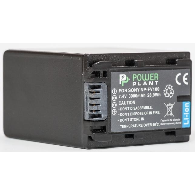 PowerPlant Aккумулятор для Sony NP-FV100 (3900 mAh) - DV00DV1271 - зображення 1