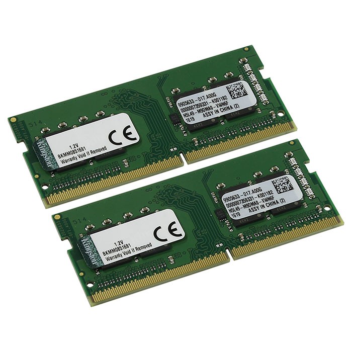 Kingston 16 GB (2x8GB) SO-DIMM DDR4 2133 MHz (KVR21S15S8K2/16) - зображення 1