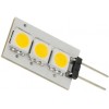 Brille LED G4 0.6W 3 pcs WW LF AC12V SMD5050 (128095) - зображення 1