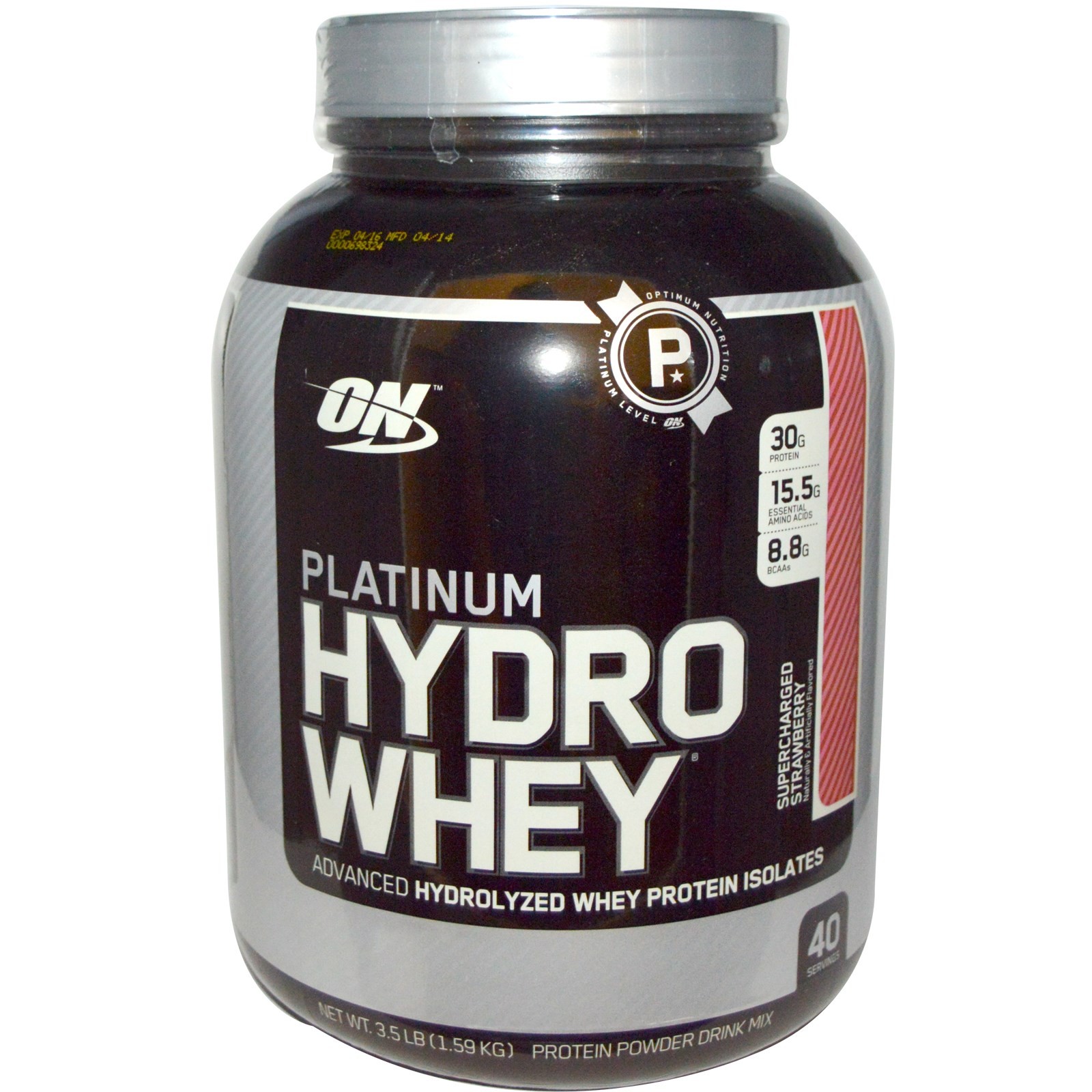 Optimum Nutrition Platinum HydroWhey 1590 g /40 servings/ Strawberry - зображення 1