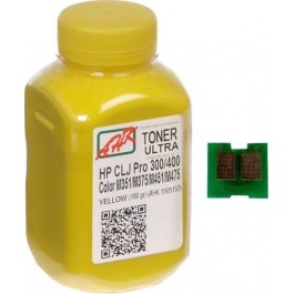 AHK Тонер и Чип для принтера 100г Yellow (1505165)