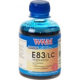   WWM Чернила для Epson T50/ P50/ PX660/ RX610/ R270/ R290/ R390/ TX650 200г LightCyan E83/LC