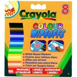 Crayola Стирающиеся фломастеры для рисования на доске (8223)