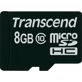   Transcend 8 GB microSDHC class 10 TS8GUSDC10