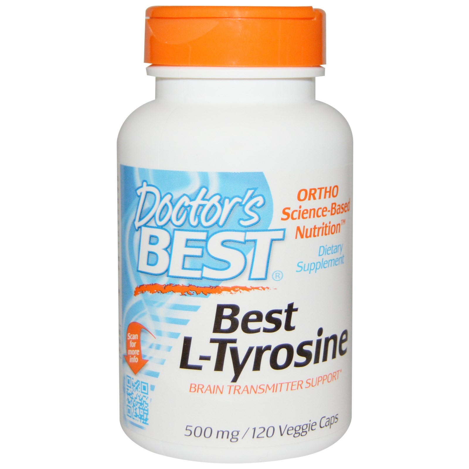 Doctor's Best Best L-Tyrosine 500 mg 120 caps - зображення 1