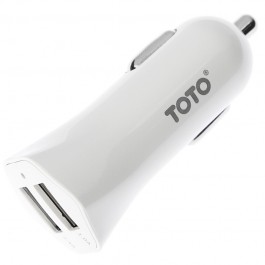 TOTO TZG-01 Car charger 2USB 2,4A White (TZG-01-Wt)