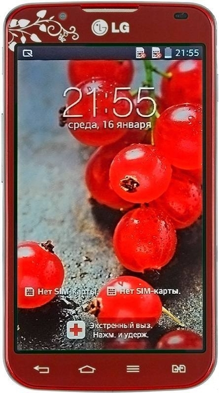 LG P715 Optimus L7 II Dual (Red) - зображення 1